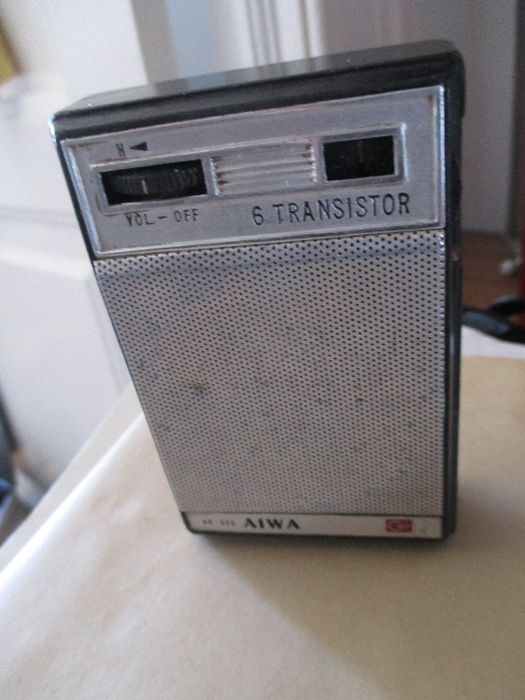 Vintage Aiwa AR-666 6 Transistor Am Rádio De Bolso Feito No Japão