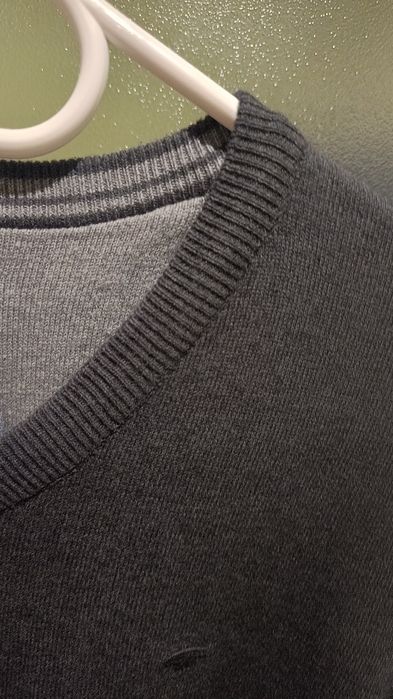 Tom Tailor  Niemiecki elegancki męski sweter, 100% Bawełna, Roz. S