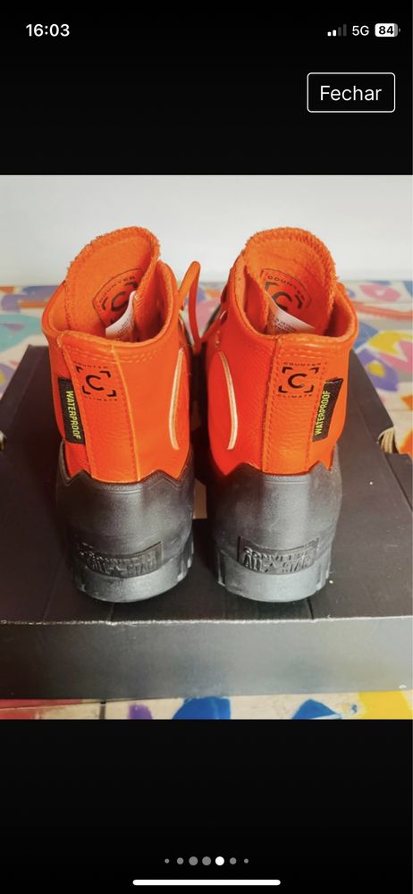 Sapatilhas botim em couro “CONVERSE “(Counter Climate) waterproof 37,5
