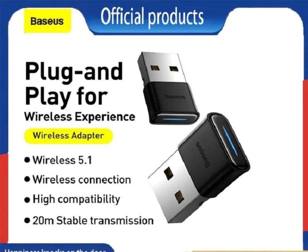 Bluetooth-адаптер Baseus BA04 v5.1 mini адаптер USB BA07 v5.3
