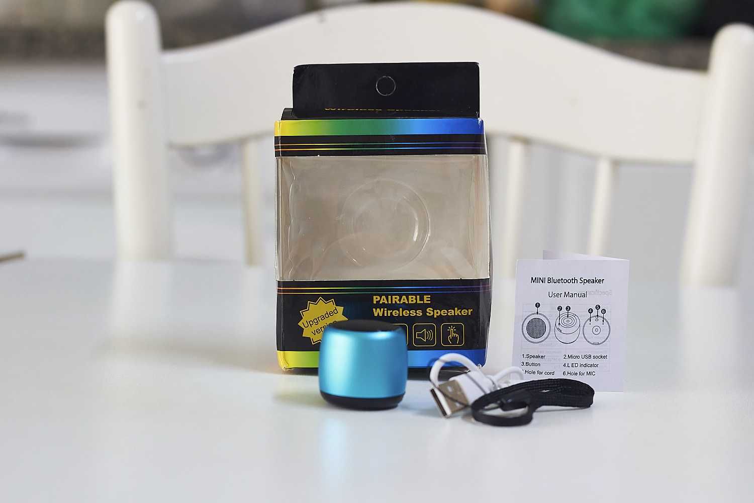 Mini coluna Bluetooth Potente