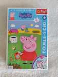 Nowe dwustronne puzzle świnka Peppa Pig 48 elementów do malowania 4+