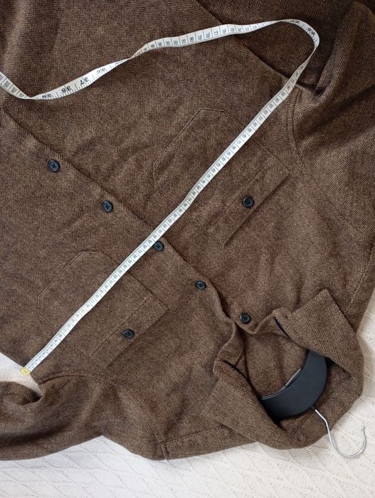 ASOS M wygodna miękka kurtka koszulowa ciepła koszula na wiosnę