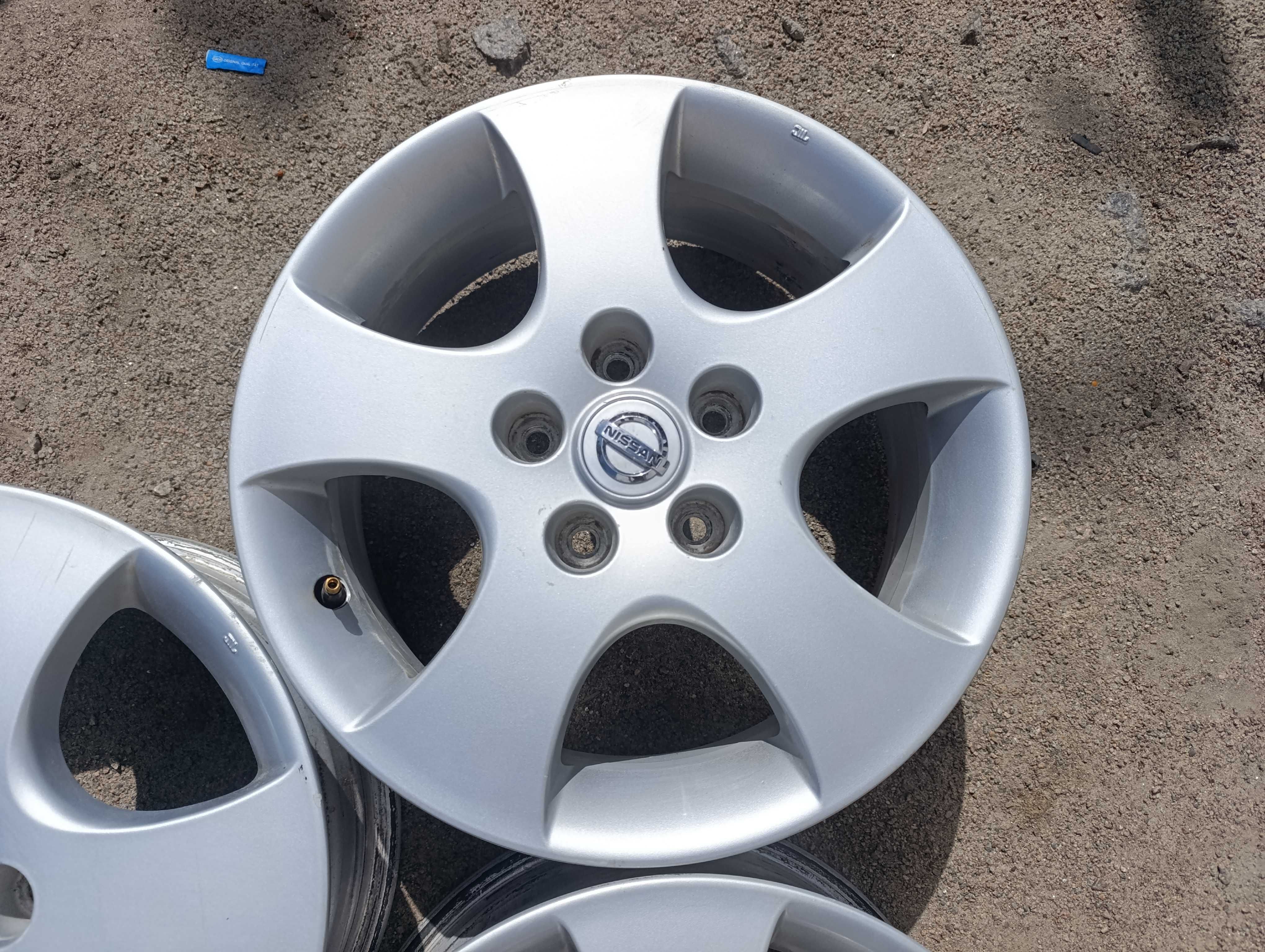 Диски литі r16 5*114.3 Nissan Leaf Juke Qashqai Tiida X-Trail Primera