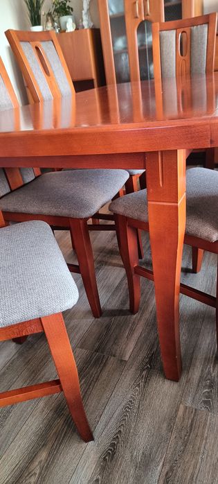 ZESTAW-Stół do salonu,jadalni rozkładany oraz 6 krzeseł
