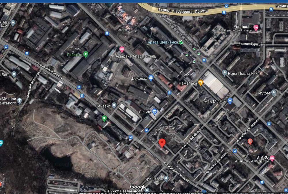 #K392 Квартира подобово. м.Тараса Шевченка. Парк "Щекавиця". Поділ