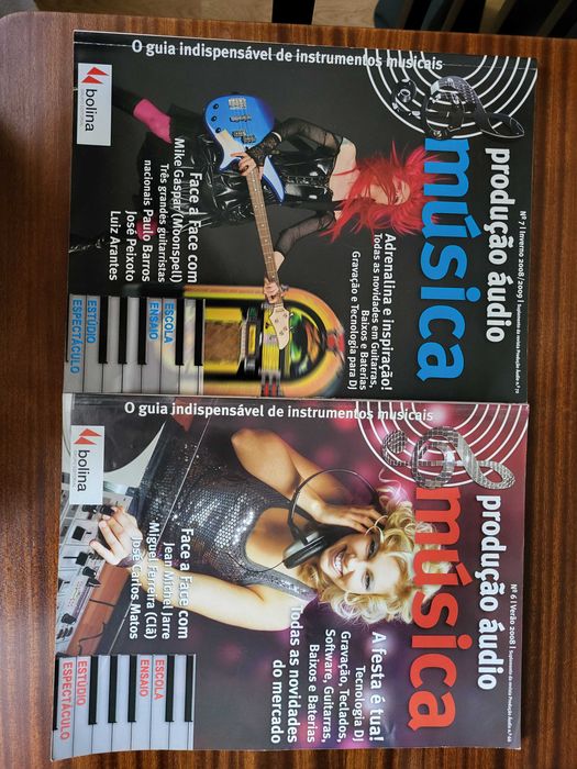 Revistas Produção Áudio & Música (2005 a 2012)