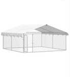 Canil com telhado 3m x 3m