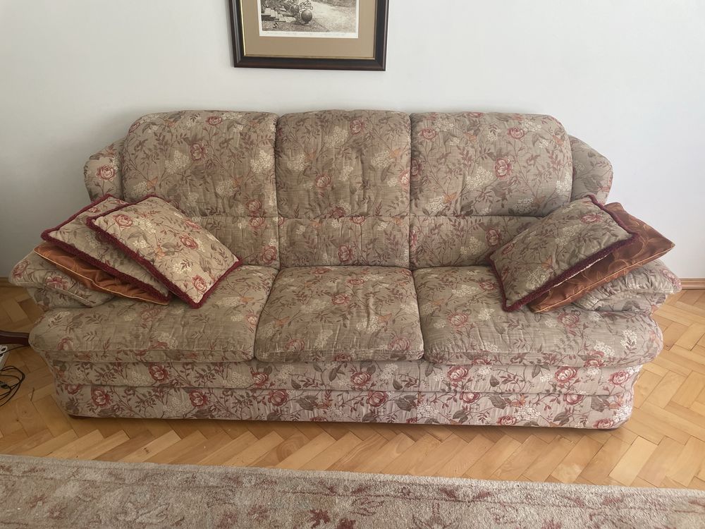 Zestaw mebli do salonu sofa + 2 fotele