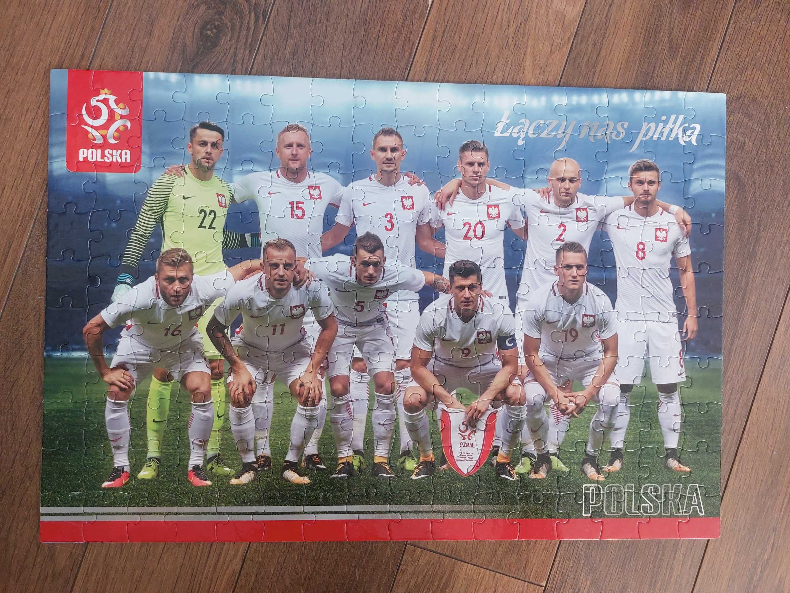 Puzzle łączy nas piłka Polska 160 elementów
