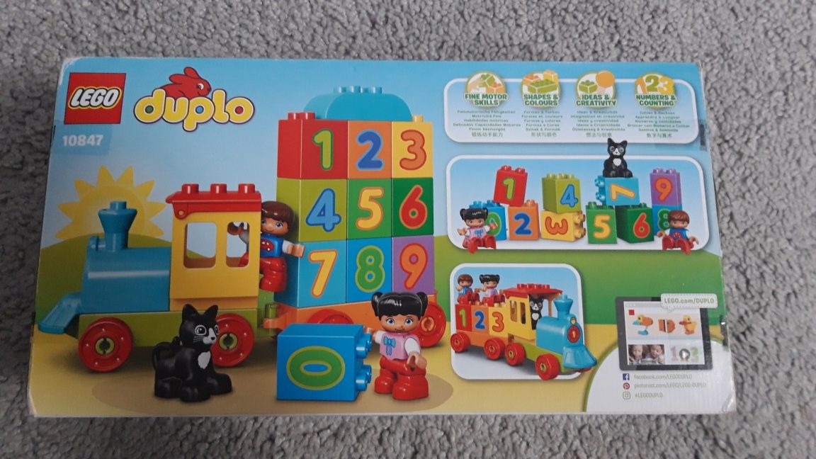 Lego Duplo pociag cyferki