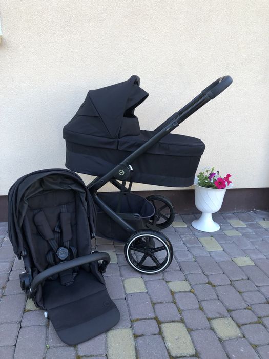 Коляска Cybex Balios S Lux Deep Black 3/1 з автокріслом