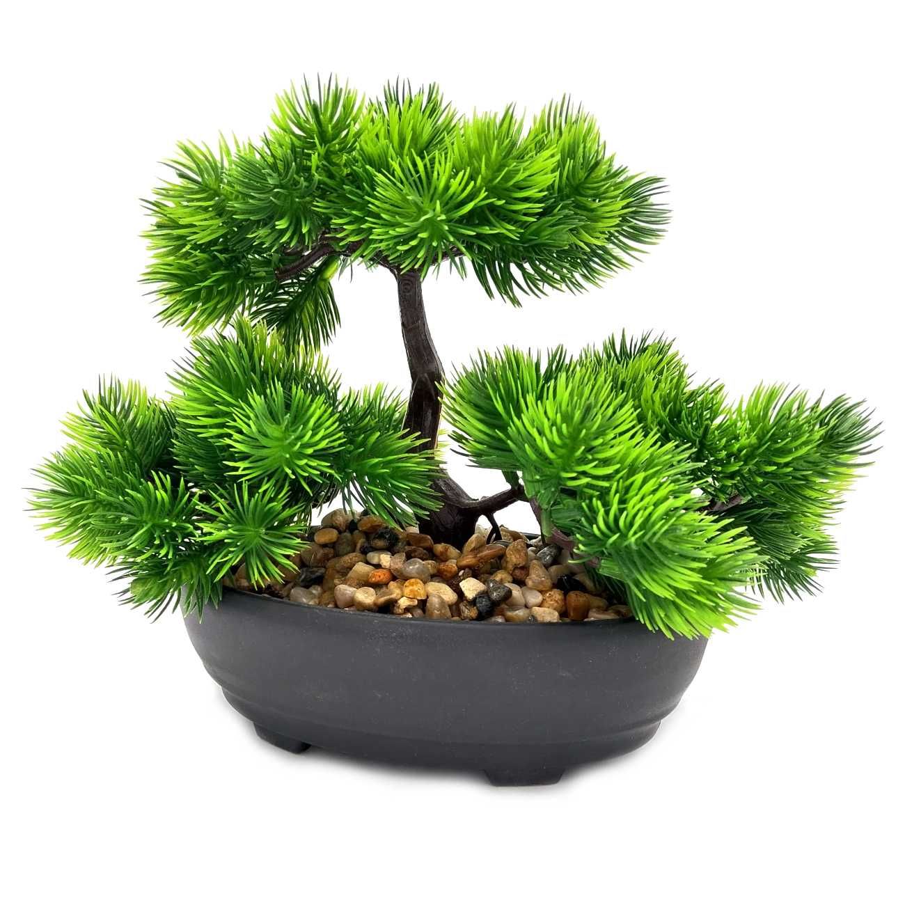 Drzewo bonsai w doniczce sztuczna roślina dekoracyjna