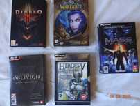 PC - Mass Effect, Heroes V, Oblivion, Diablo III, World of Warcraft