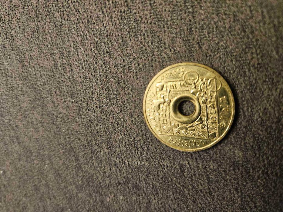 Moneta 2 zł 10 lat WOŚP - 2003 rok z dziurką