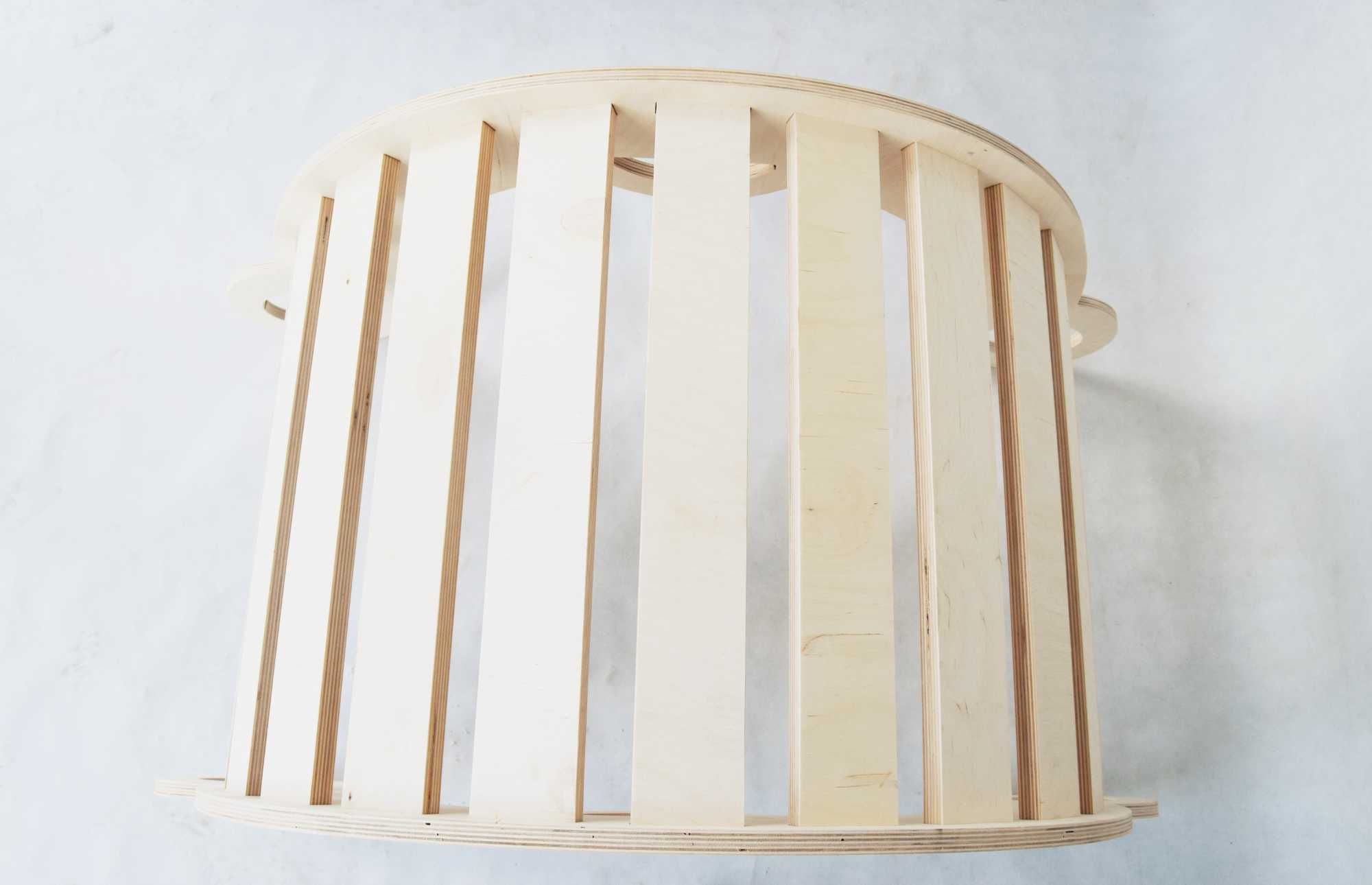 Zestaw bujak, stolik i krzesło. Montessori system. Eko produkt
