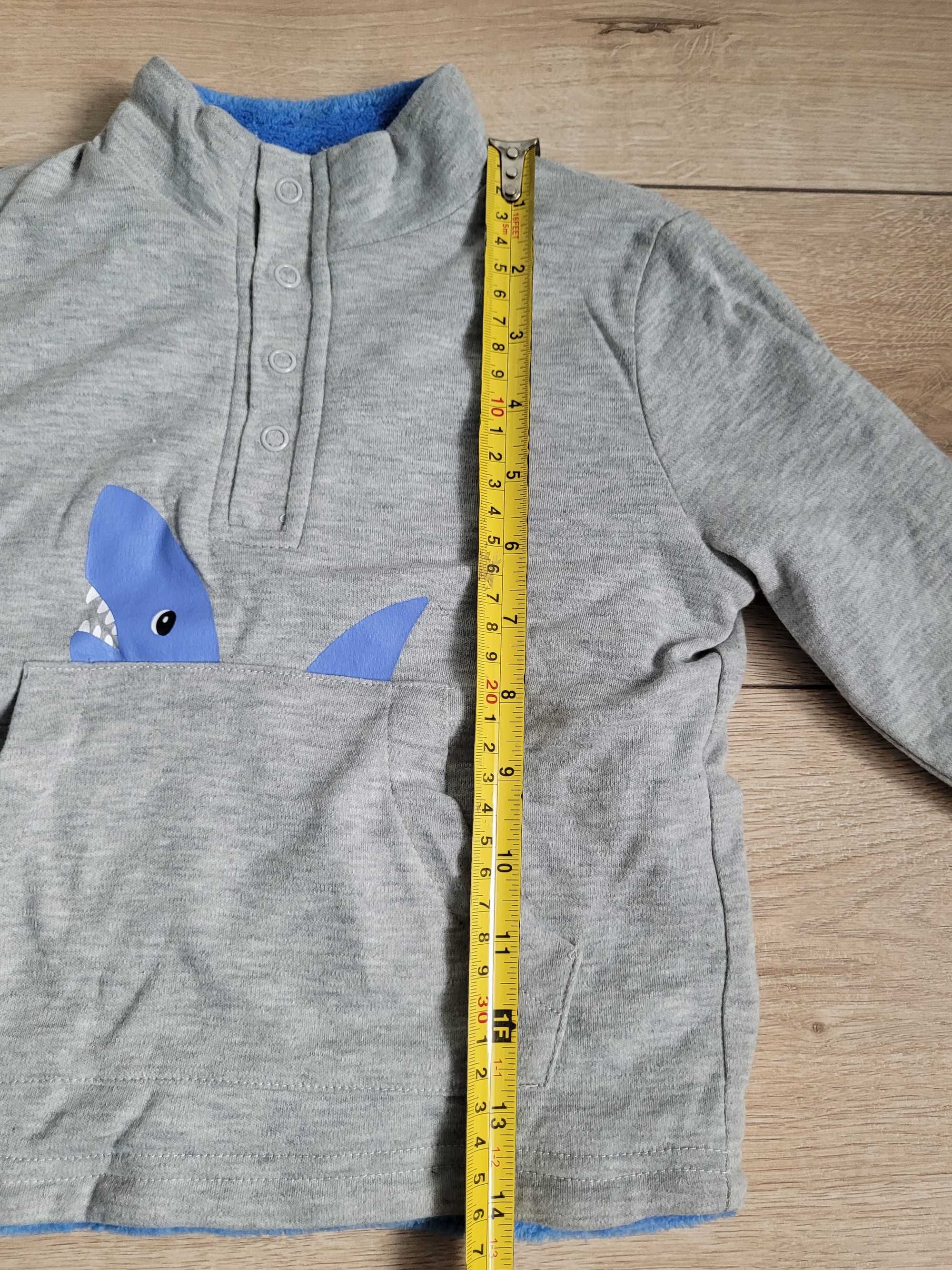 86/92 Nowy sweter chłopięcy dwustronny polar Lidl Lupilu