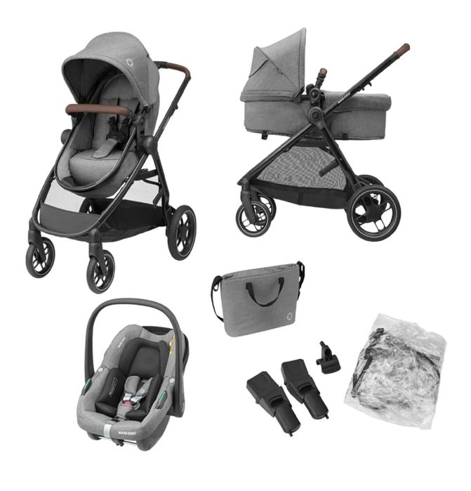 Trio Maxi Cosi Zelia S completo como novo