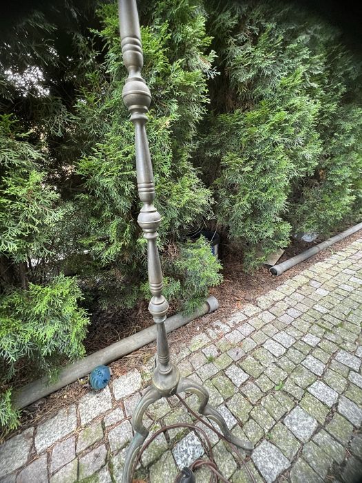 Lampa podłogowa mosieżna
