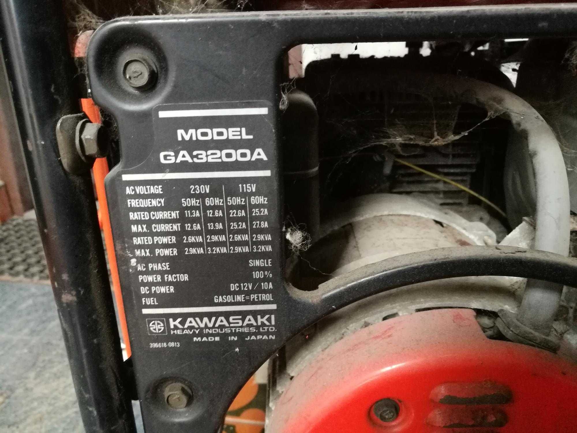 Agregat Generator Prądotwórczy Kawasaki GA3200A-S