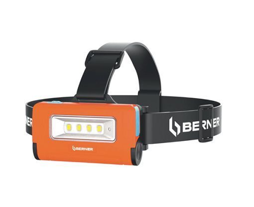 BERNER LAMPA LATARKA CZOŁOWA LED 2W1 AKU 335506
