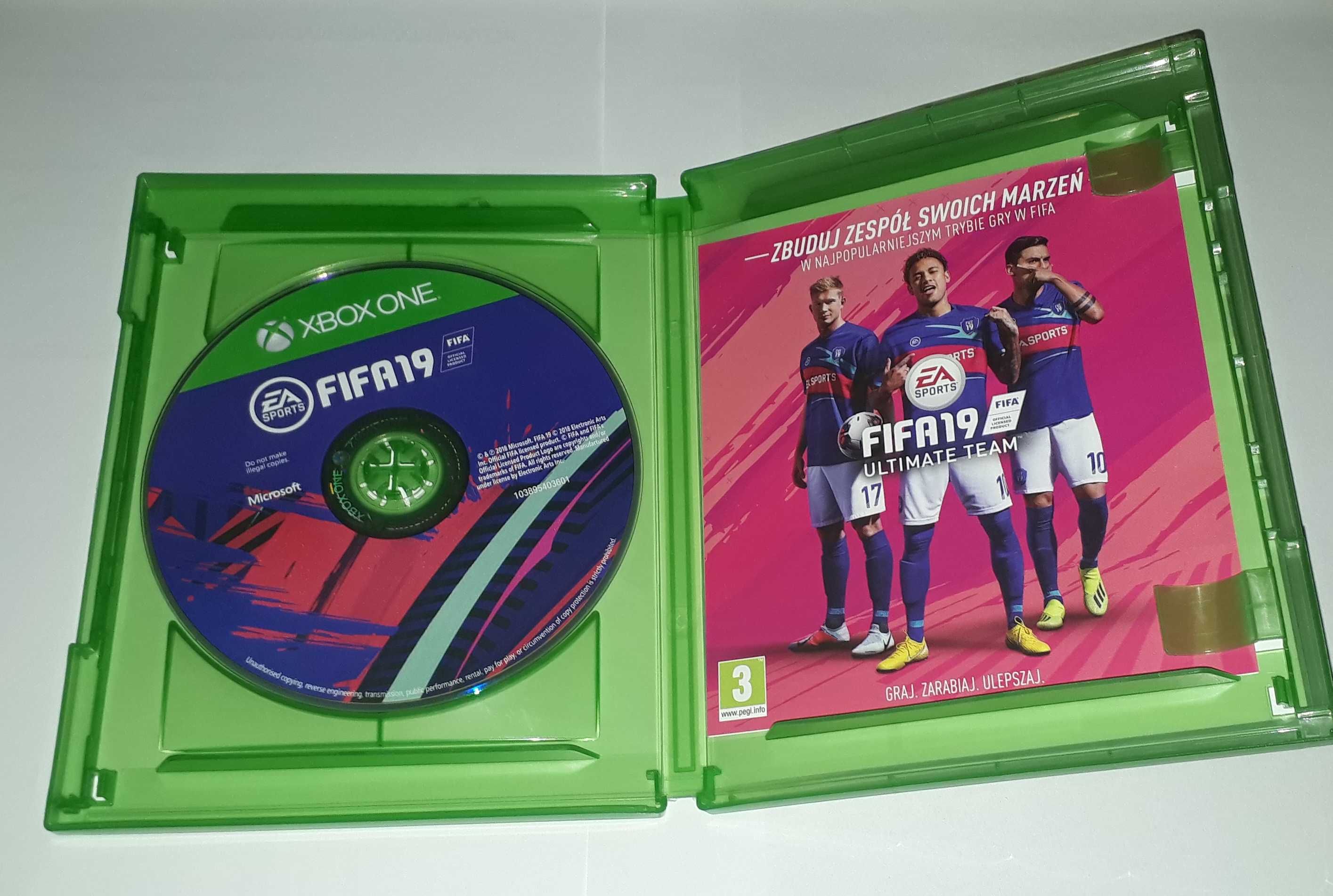 FIFA19 XBOX ONE polska wersja językowa, stan jak nowa