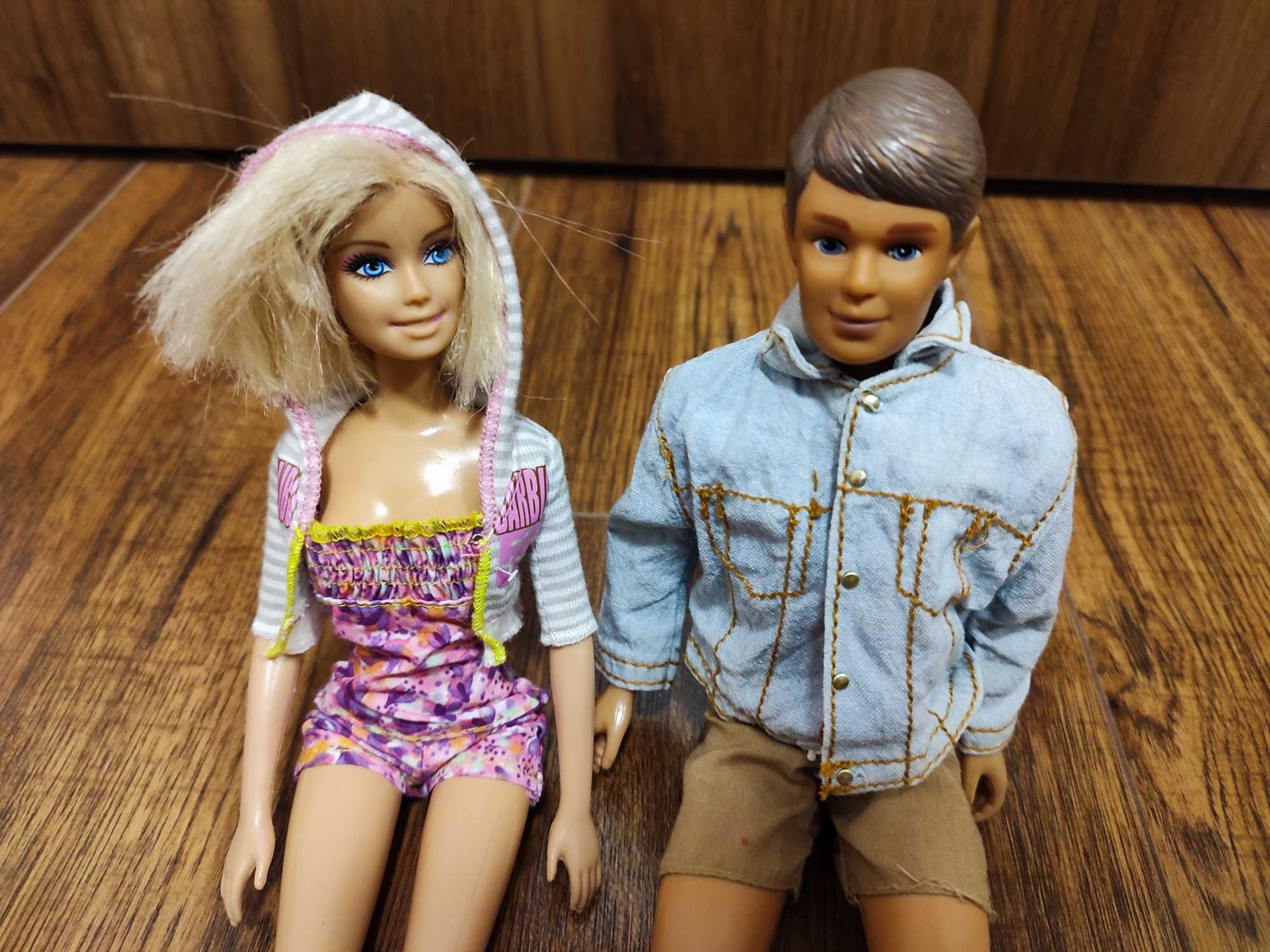 Zestaw Ken z gumy zginane kolana + lalki Barbie