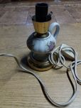 Lampa porcelanowa Polam Poznań PRL.