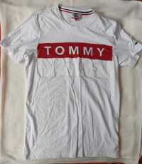 Koszulka Tommy Hilfiger M T-shirt męska biała z krótkim rękawem