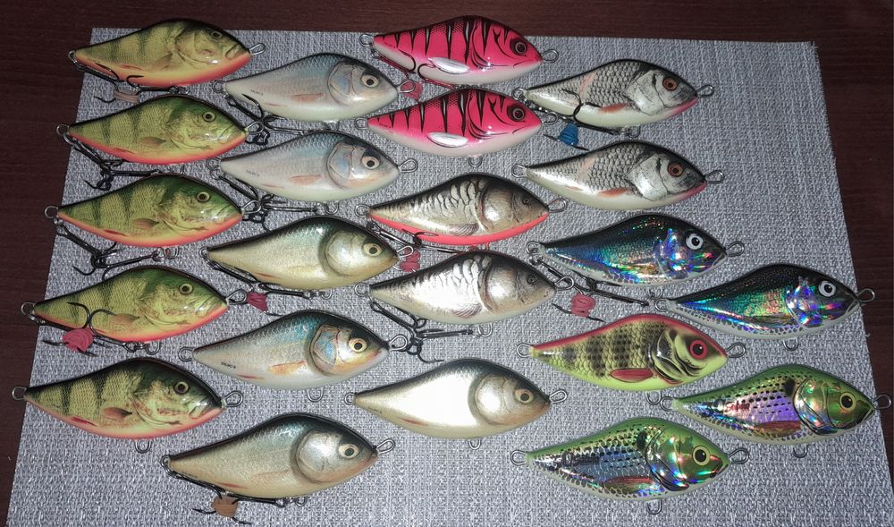 Woblery salmo slider 10cm tonące 22 szt