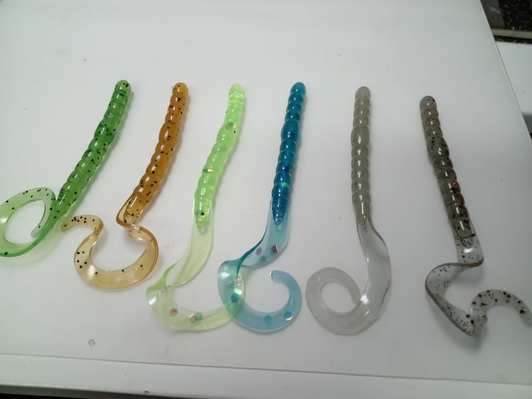 Amostras pesca vinil