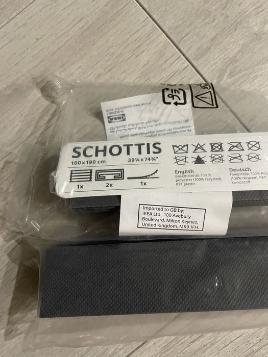 Schottis ikea 100x190 cm roleta grafitowa nowa
