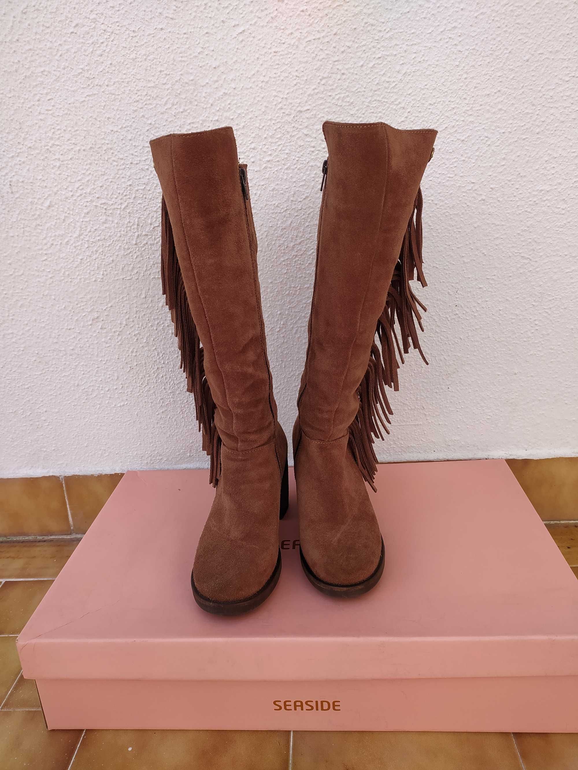 Botas de camurça (Portes Grátis)