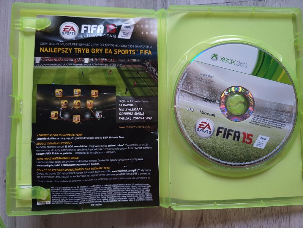 Gra FIFA 15 na Konsole Xbox 360