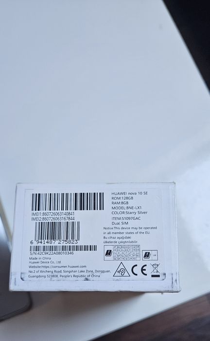 HUAWEI Nova 10 SE 128gb cały zestaw stan idealny dual sim smartfon