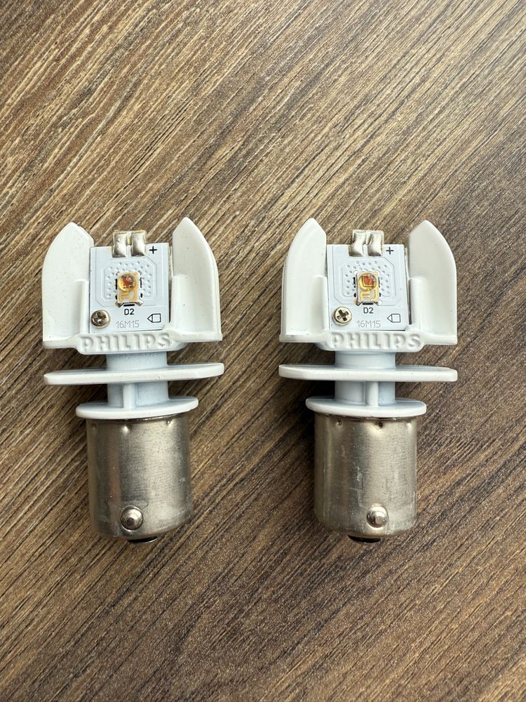 Автомобільні LED-лампи (p21w) PHILIPS, OSRAM (red; amber; white)