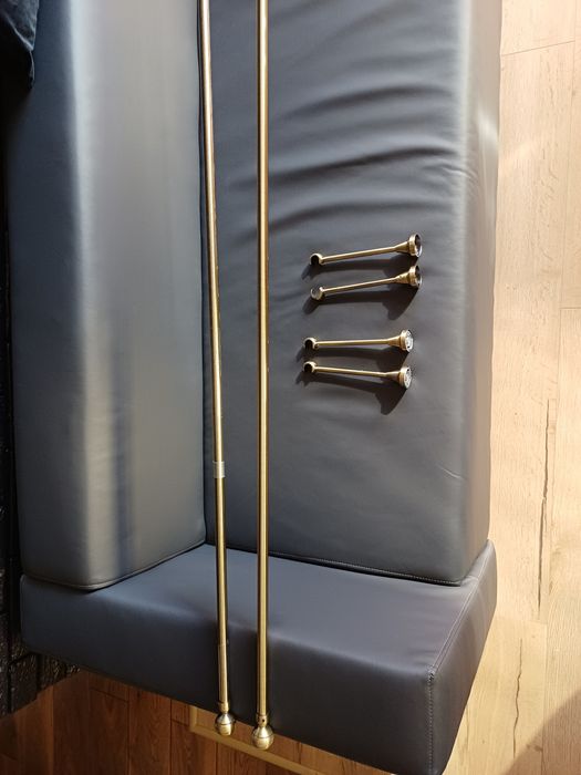 Karnisze x2 , kolor złoty