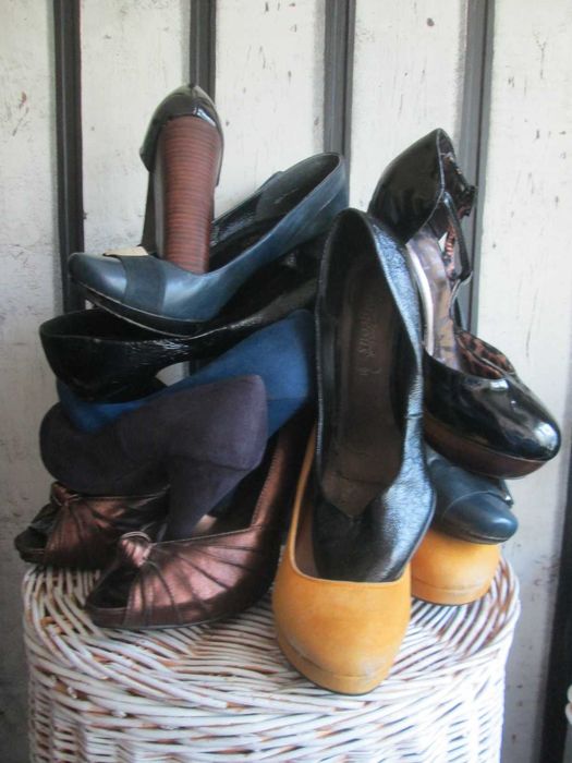 Paczka butów-Zestaw 9 par - Rozm.37/38/39-Stan dobry