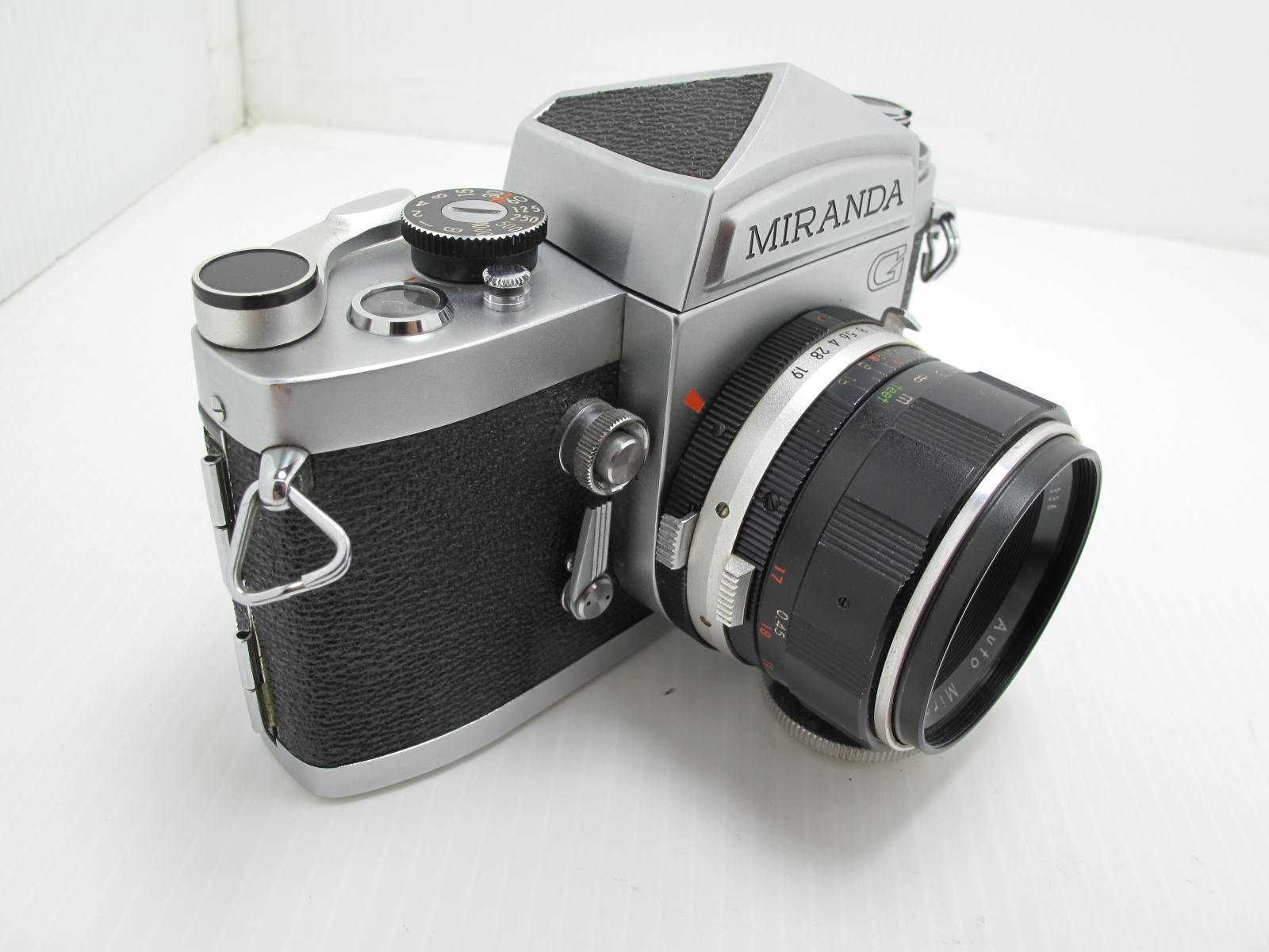 Miranda modelo G com Lente Auto Miranda 1:1.9 50mm