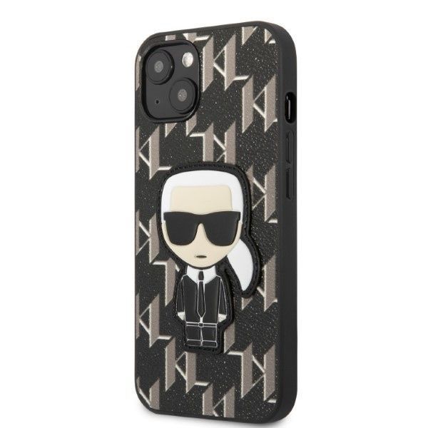 Etui Karl Lagerfeld Monogram Ikonik Patch dla iPhone 13 Mini 5,4"