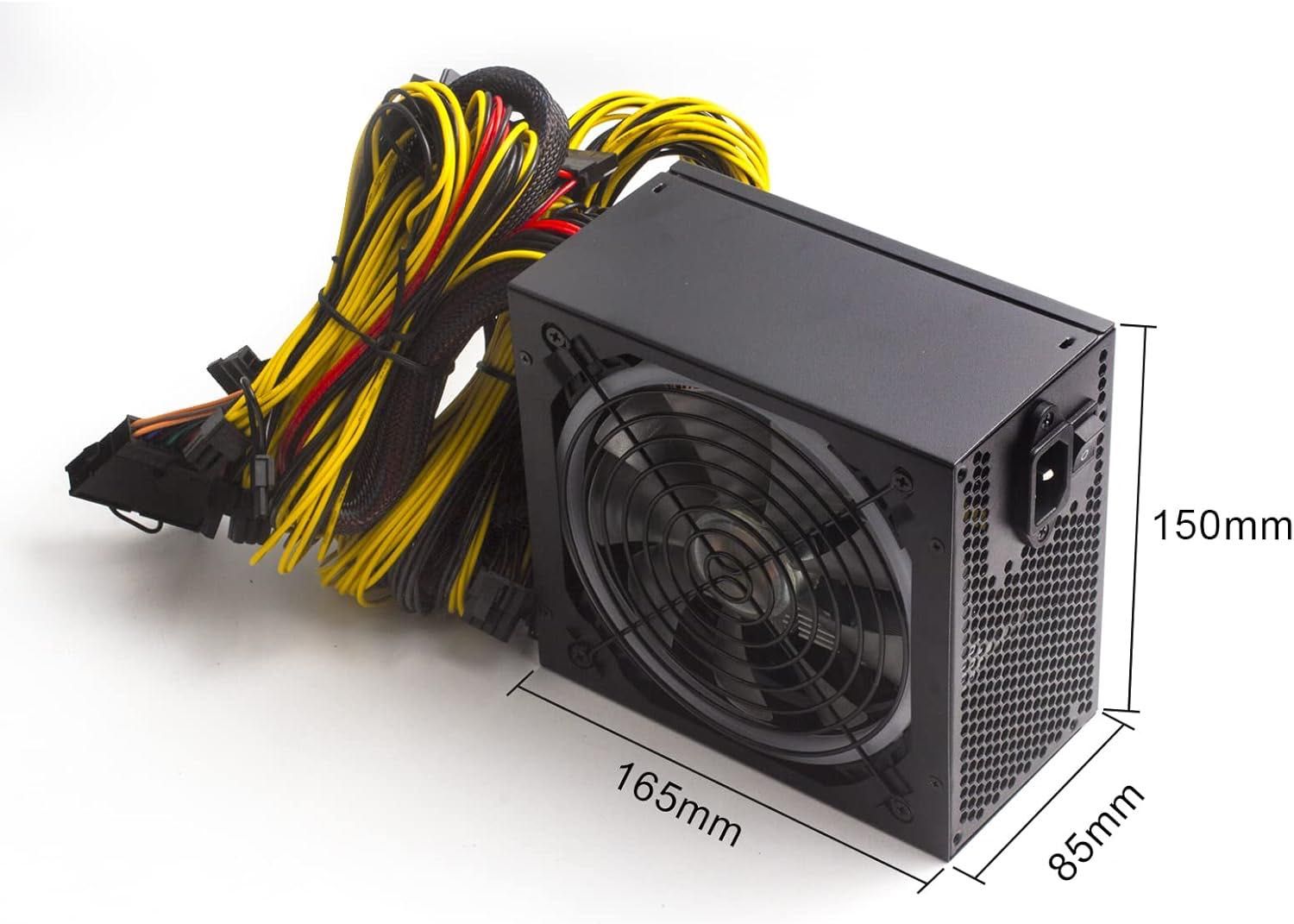 Zasilacz HotTopStar 1800W RGB do 8GPU ETH ATX 12V Active PFC, 180-260V