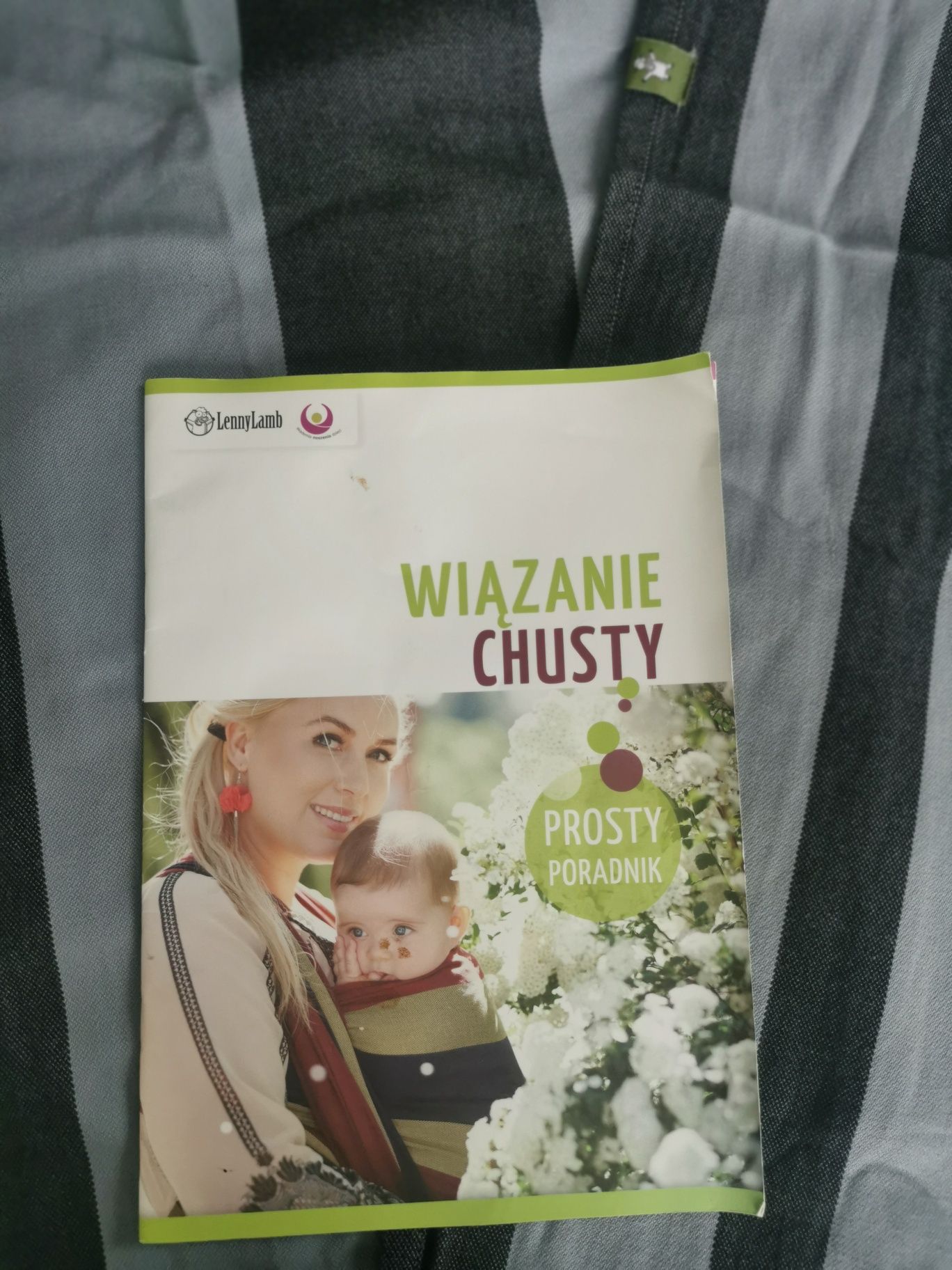 Chusta tkana LennyLamb 4.6 m szara +poradnik