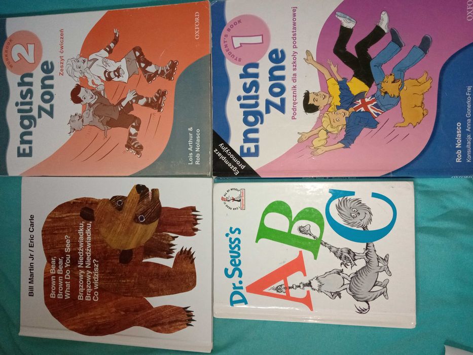 Zestaw książek do nauki języka angielskiego dla dzieci