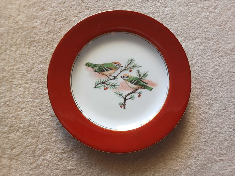 Prato com Pássaros da Fábrica Aleluia