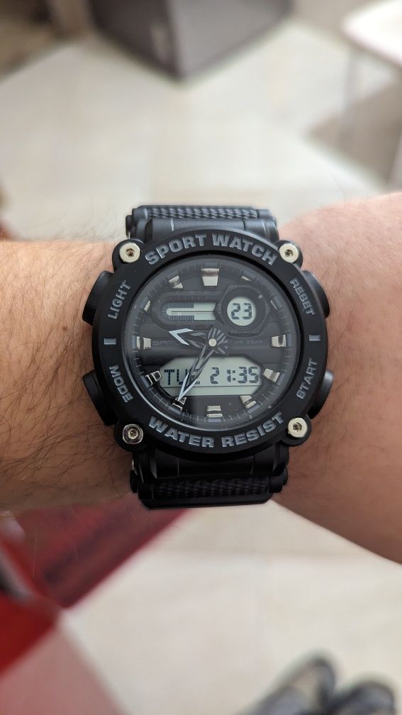 Часы Sanda 3139, годинник тактичний, спортивний водостійкий, skmei