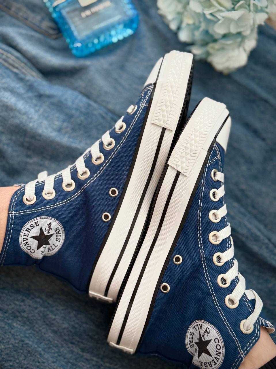 Converse All Star blue Сині жіночі кеди конверс олл стар сині 36-40