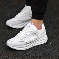 Чоловічій Кросівки Найк білі Nike zoom white street 40-44 рм.