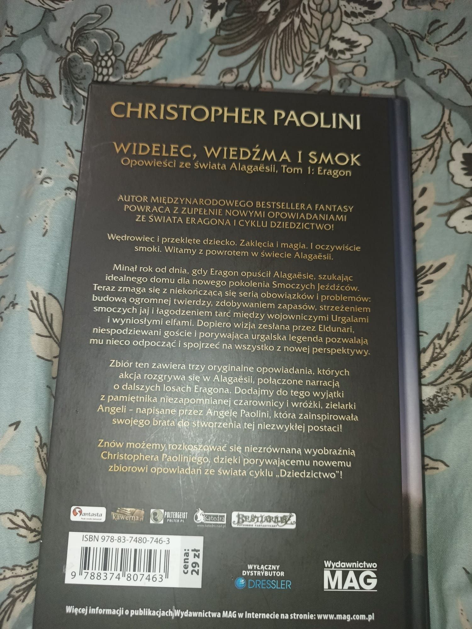 książka ,,widelec, wiedźma i smok''