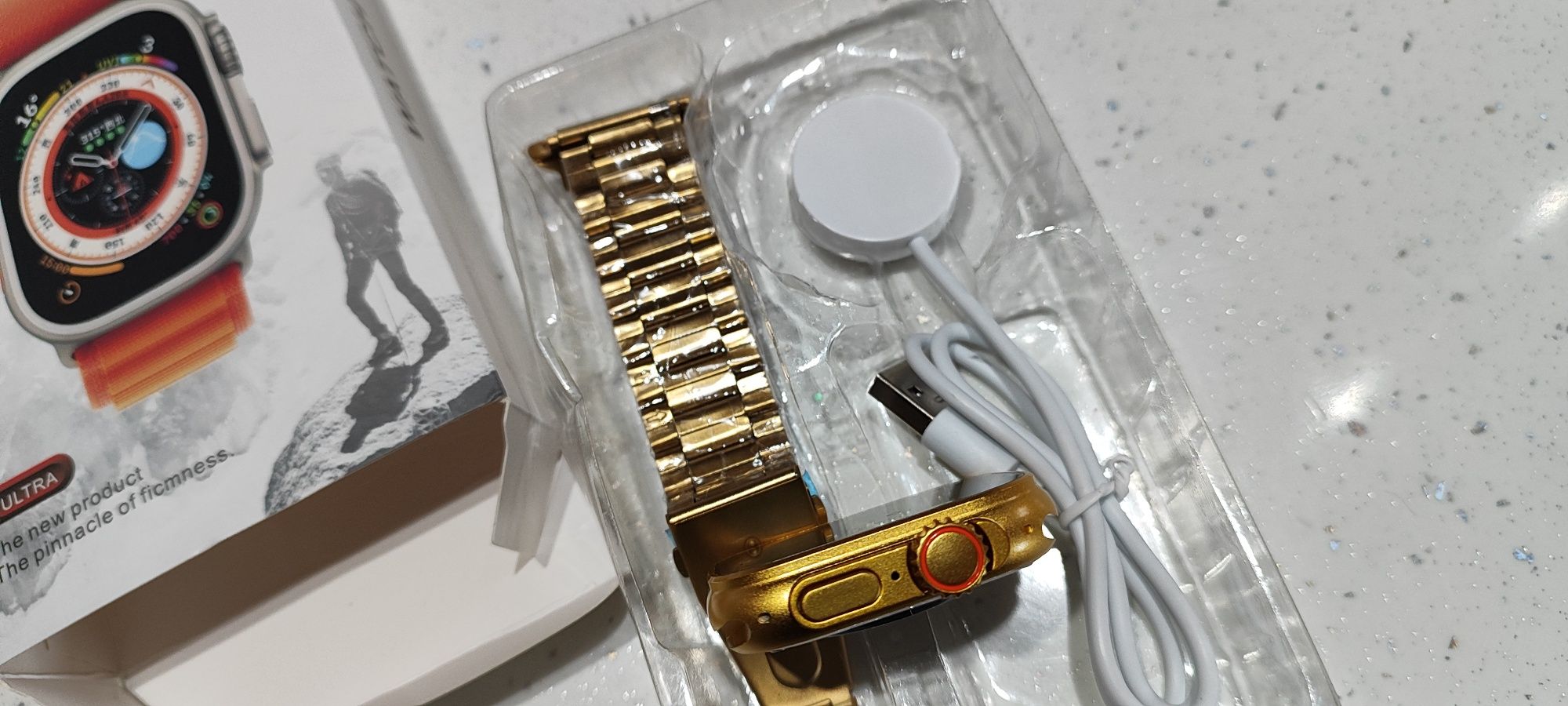 Hit smartwatch ultra 9 gold