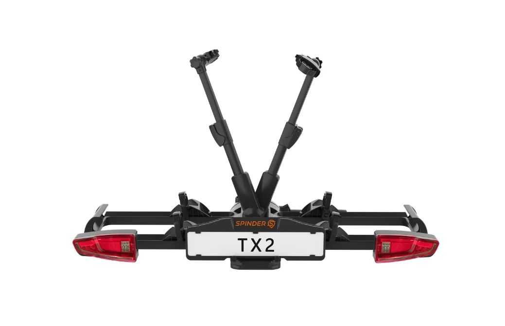 SPINDER TX2 Led bagażnik na hak dwa rowery kompaktowy uchylny